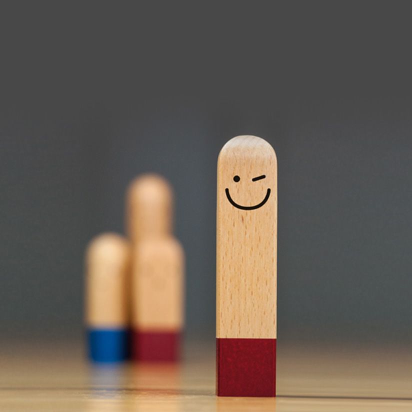 Familienbrett / Systembrett mit Kreativfiguren